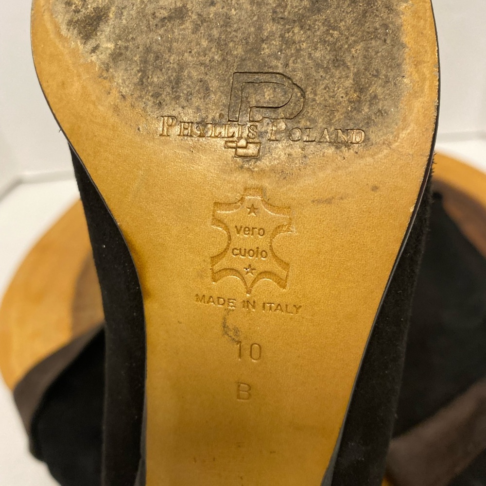 Phyllis Poland Suede Color Block Retro Boots - image 4